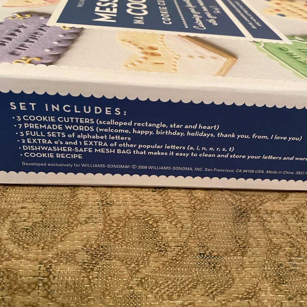 Rare All Occasions Message in a Cookie Williams Sonoma NIB